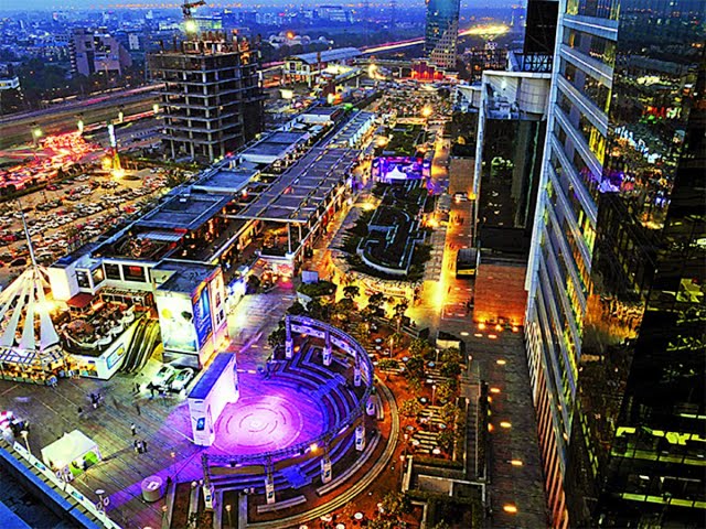 Nightlife and dining scene at Cyber Hub Gurugram
