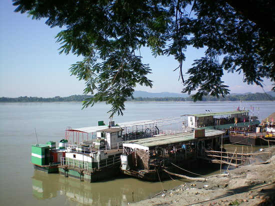 Brahmaputra riverfront and city activity in Guwahati