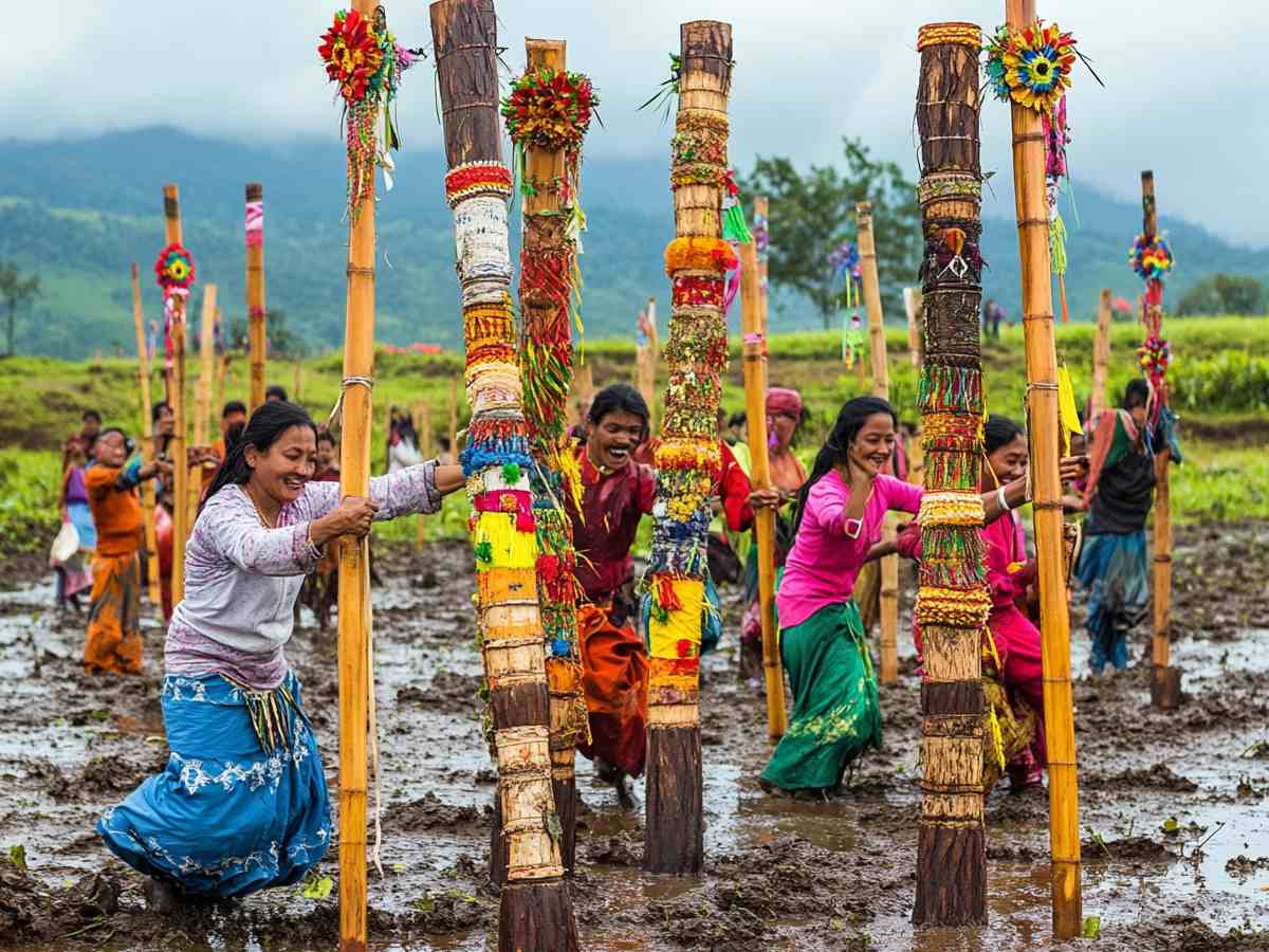 Traditional Jaintia culture in Meghalaya