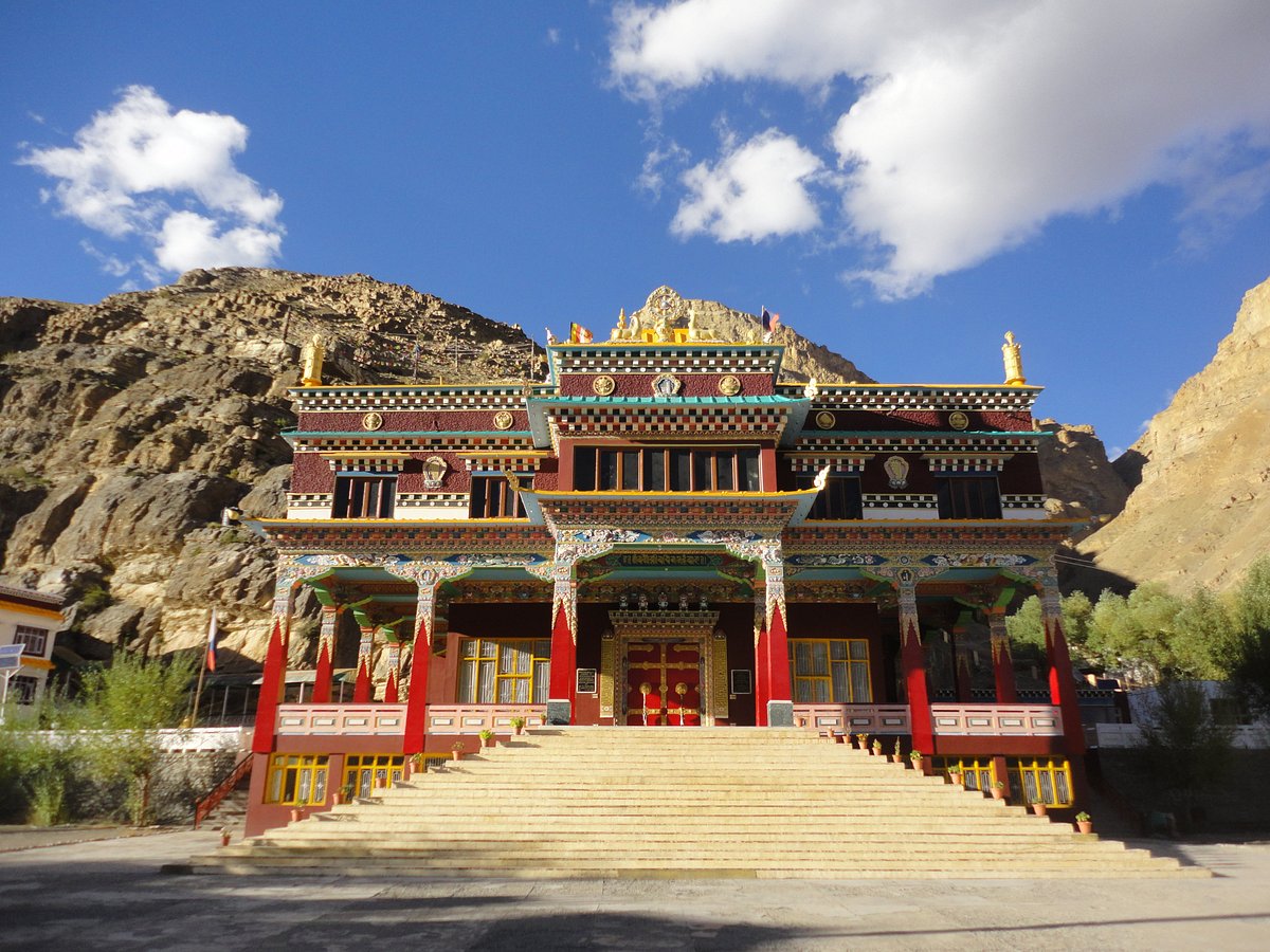 Kaza and Spiti valley high altitude landscape