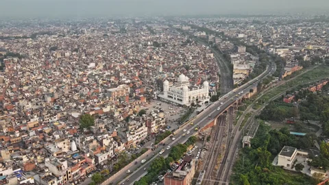 Ludhiana cityscape showing mix of old and new architecture