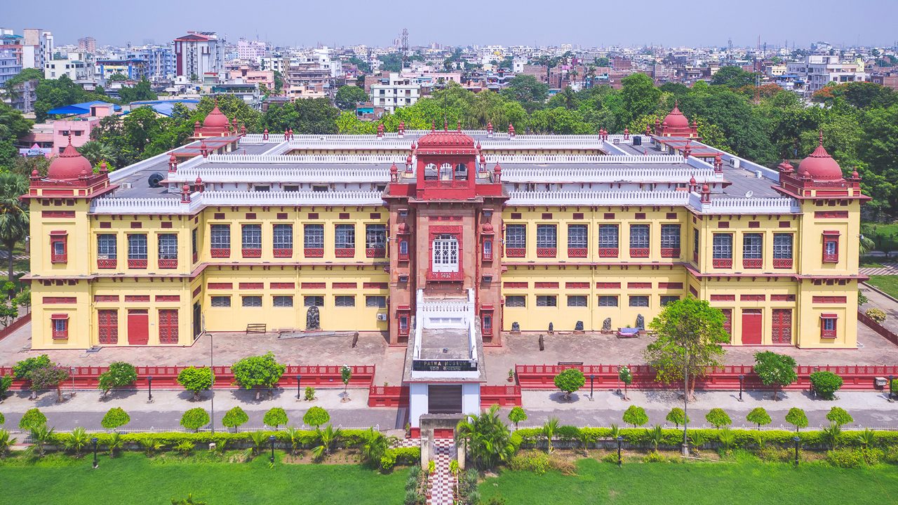 Visitors exploring museum galleries in Patna
