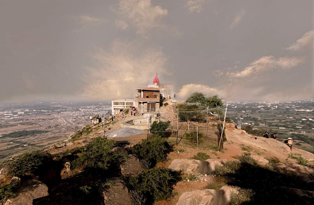 View from Savitri Temple hill in Pushkar