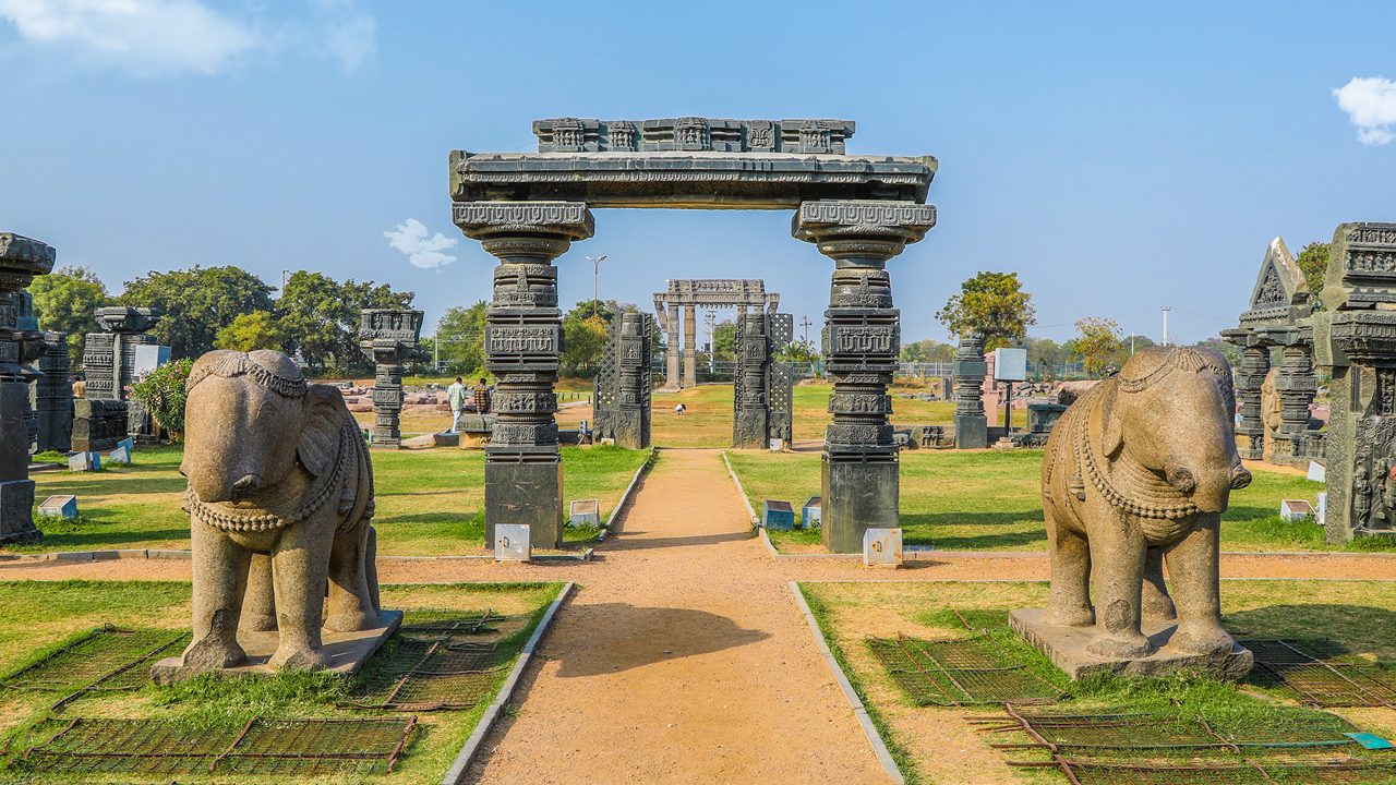 Warangal fort and Kakatiya heritage architecture