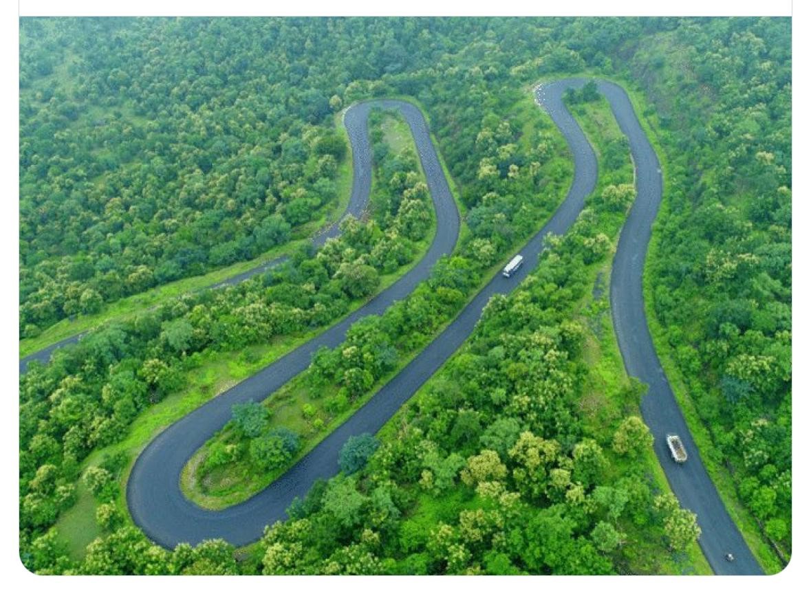 Route planning overview for Til Baba Nirmal Maharashtra