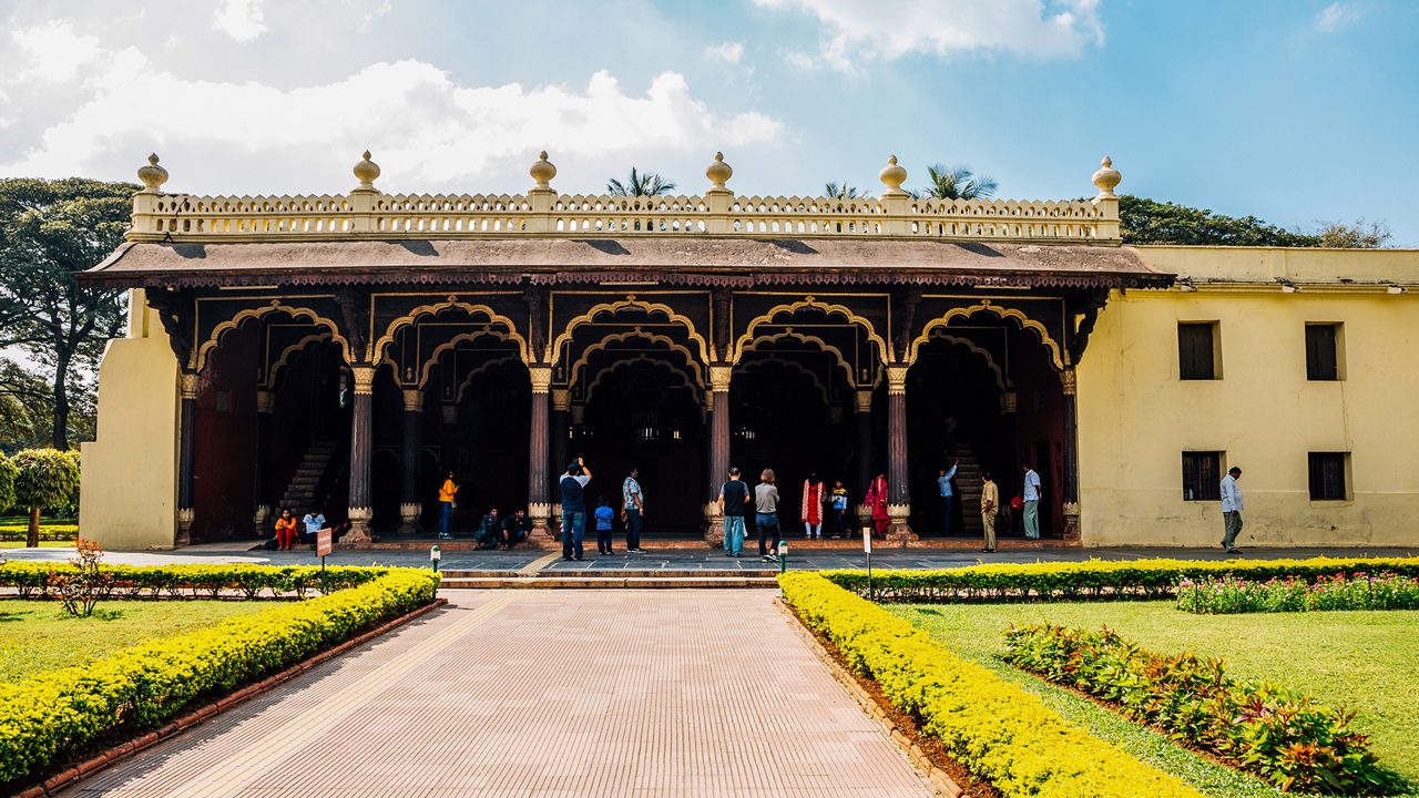 Museum artifacts at Tipu Sultan Summer Palace