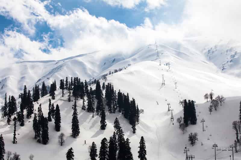 Season and weather planning chart for trekking in Kashmir