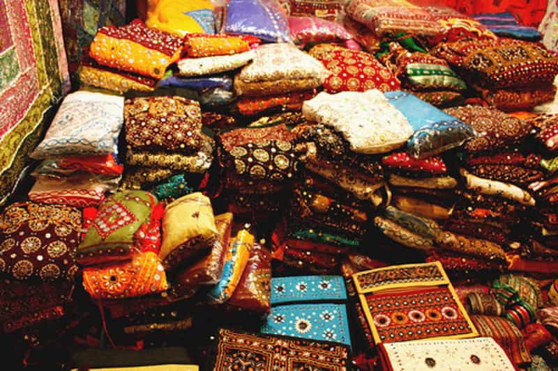 Colorful bazaar in Udaipur