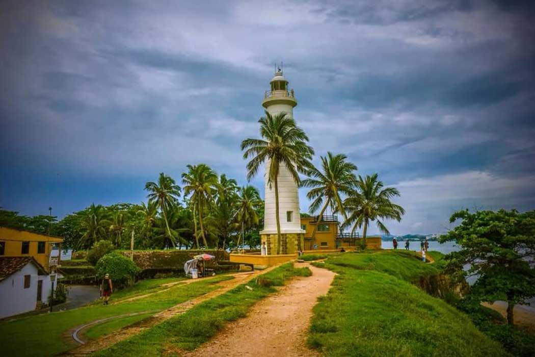 Galle Fort ramparts near Unawatuna