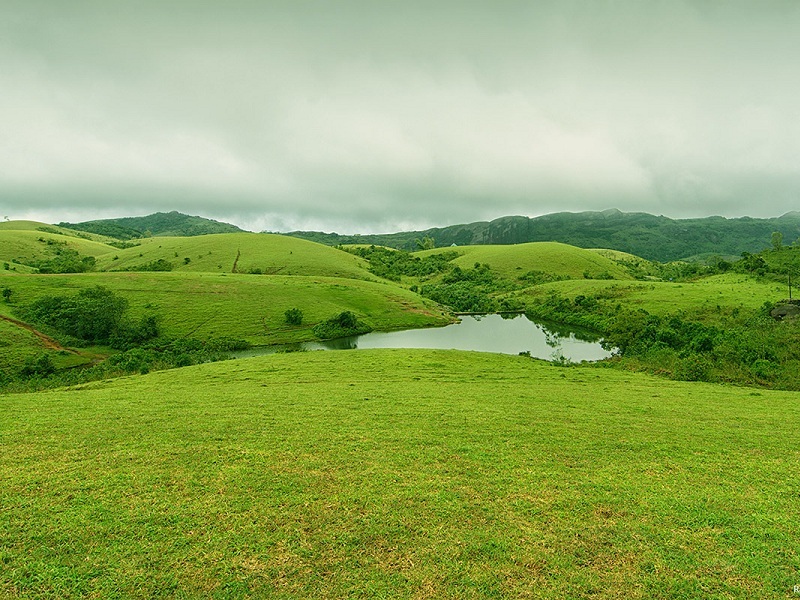 Rolling green meadows of Vagamon