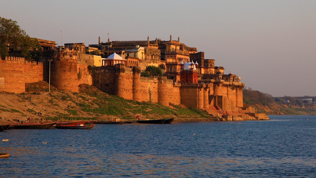 Ramnagar Fort across the Ganges from Varanasi