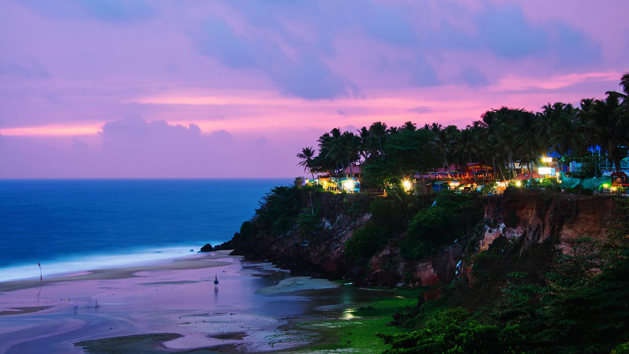 Sunset from Varkala Cliff