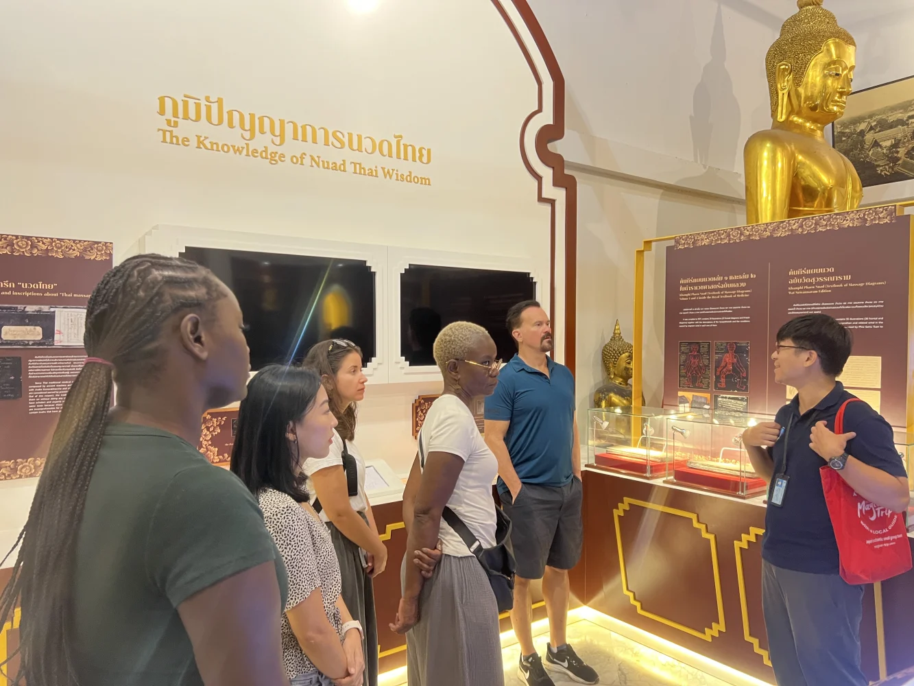 Thai Baht currency and practical items for Wat Pho visit