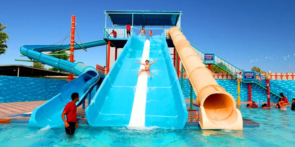 Water slides and pools in Delhi NCR