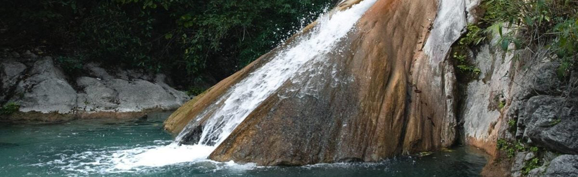 Beautiful Neer Garh Waterfall near Rishikesh
