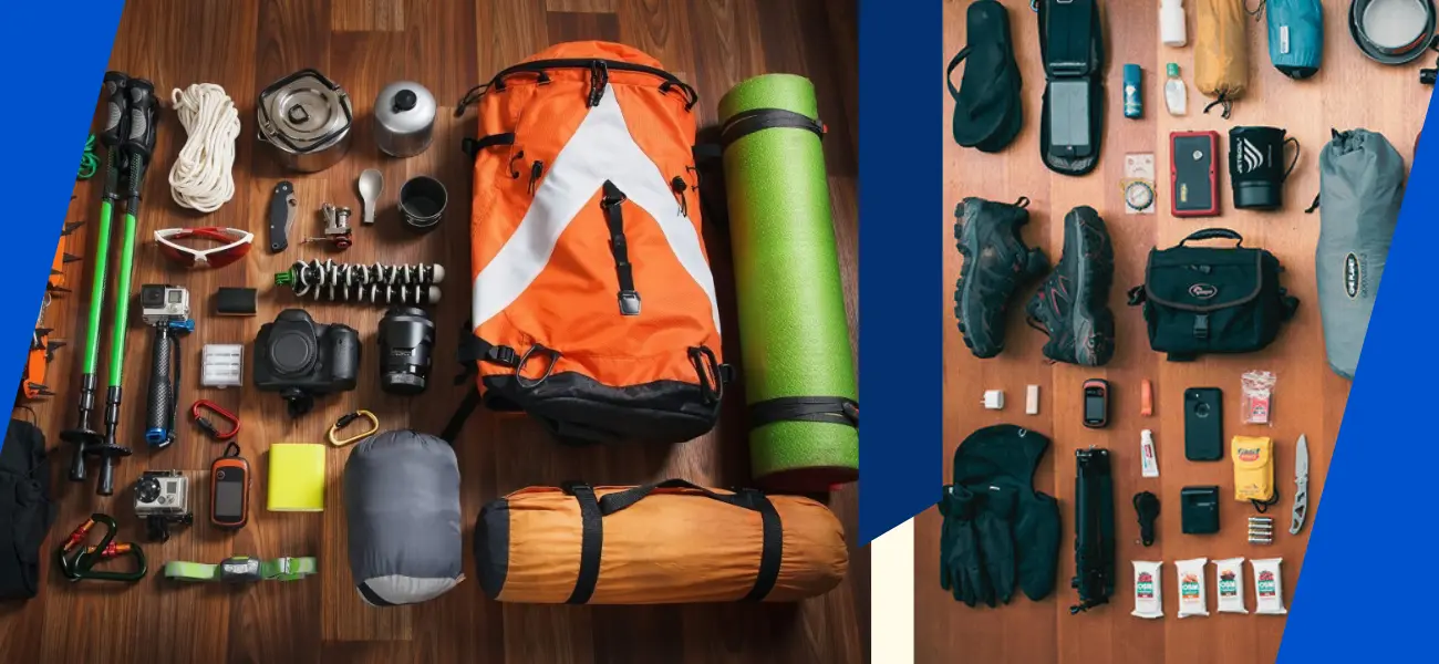 Essential trekking gear for waterfall exploration in Rishikesh