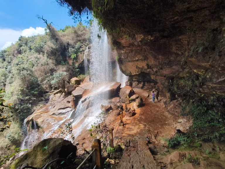 Route planning overview for Waterfalls Meghalaya