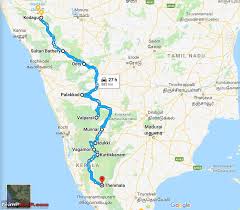 Route planning overview for Western Ghats Biodiversity