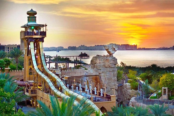 Height requirement chart at Wild Wadi Water Park