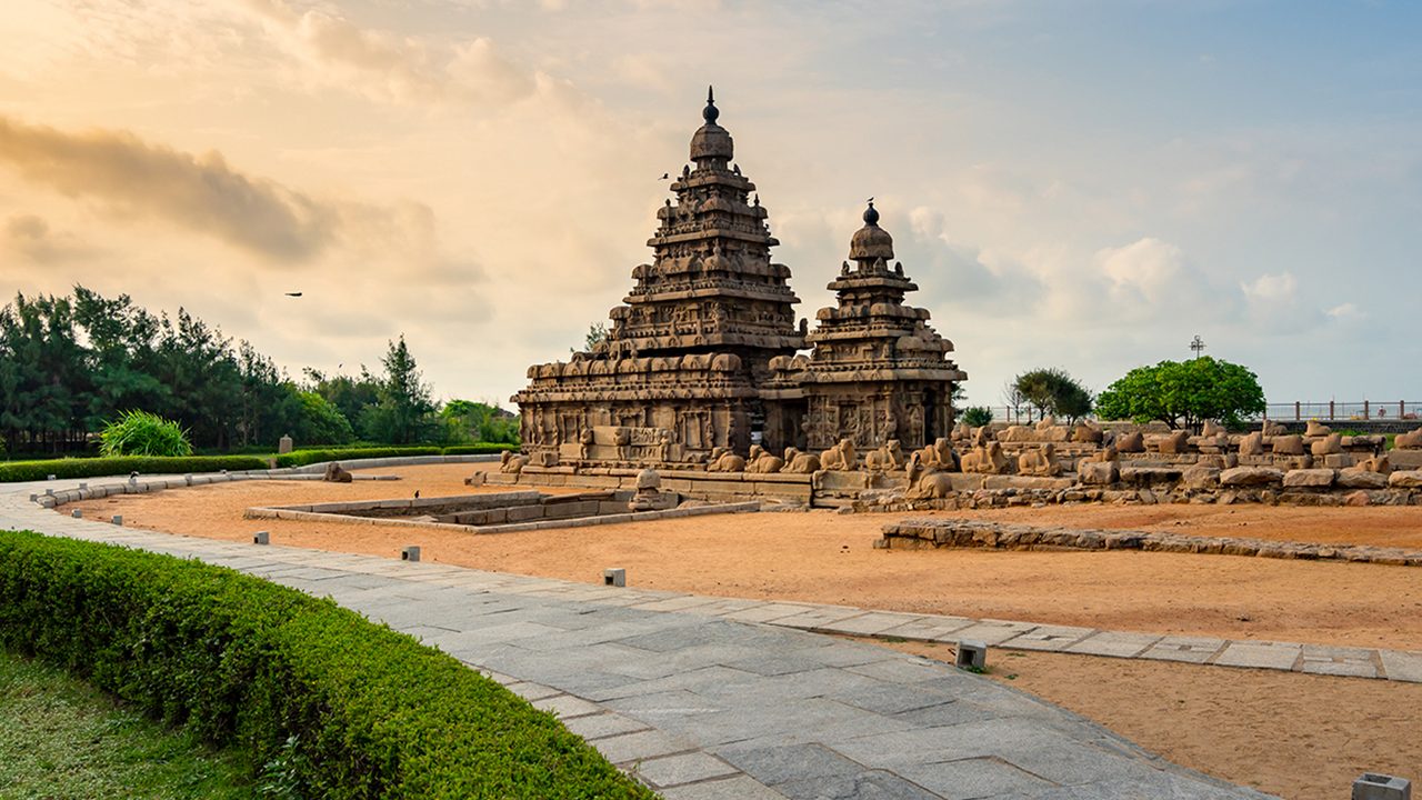 Shore Temple and coastal UNESCO heritage in India